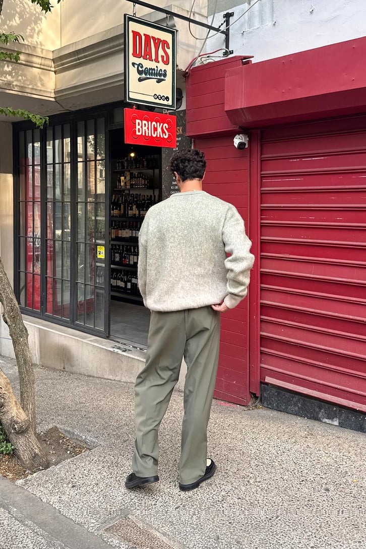 Renk Geçişli Triko Kazak