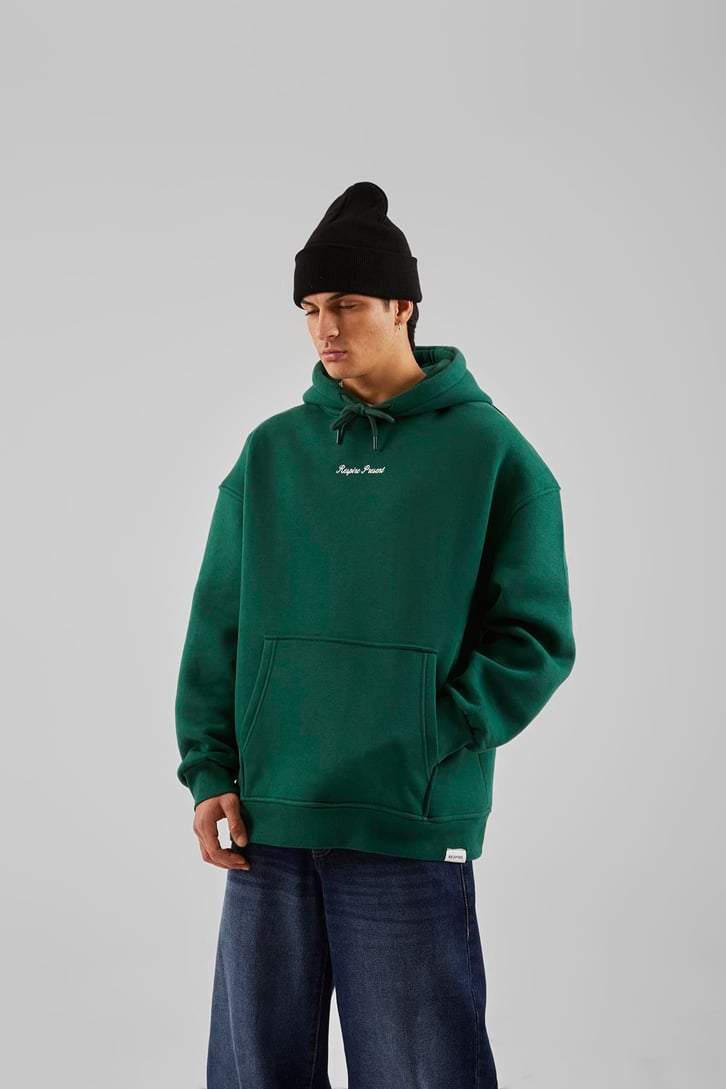Respire Present Baskılı Oversize Hoodie
