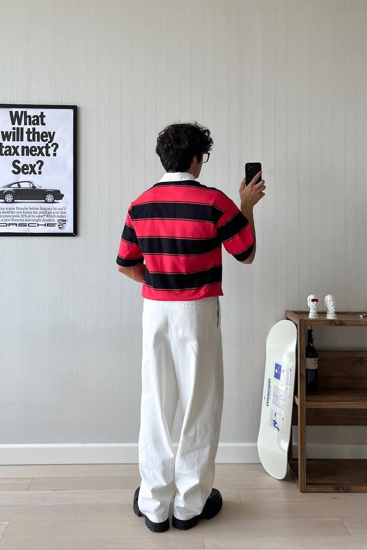 Retro Vibe U Know Me Polo Yaka Tişört