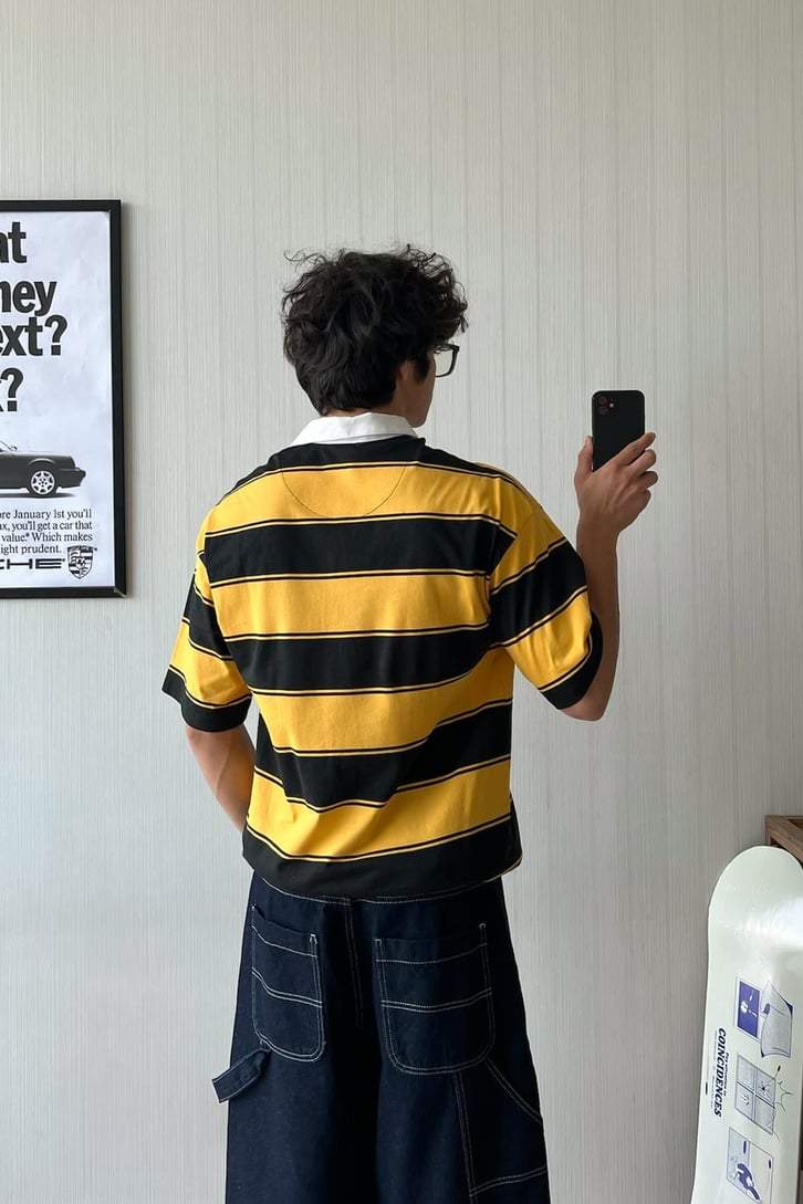 Retro Vibe U Know Me Polo Yaka Tişört