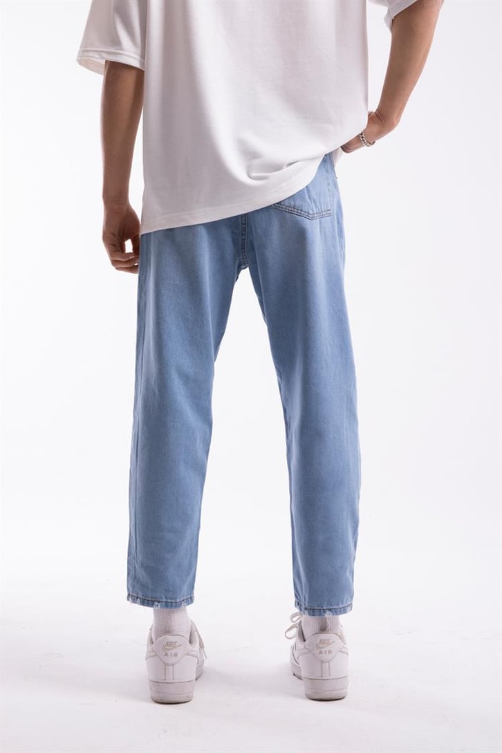 Ripped Detail Buz Mavi Regular Fit Jean