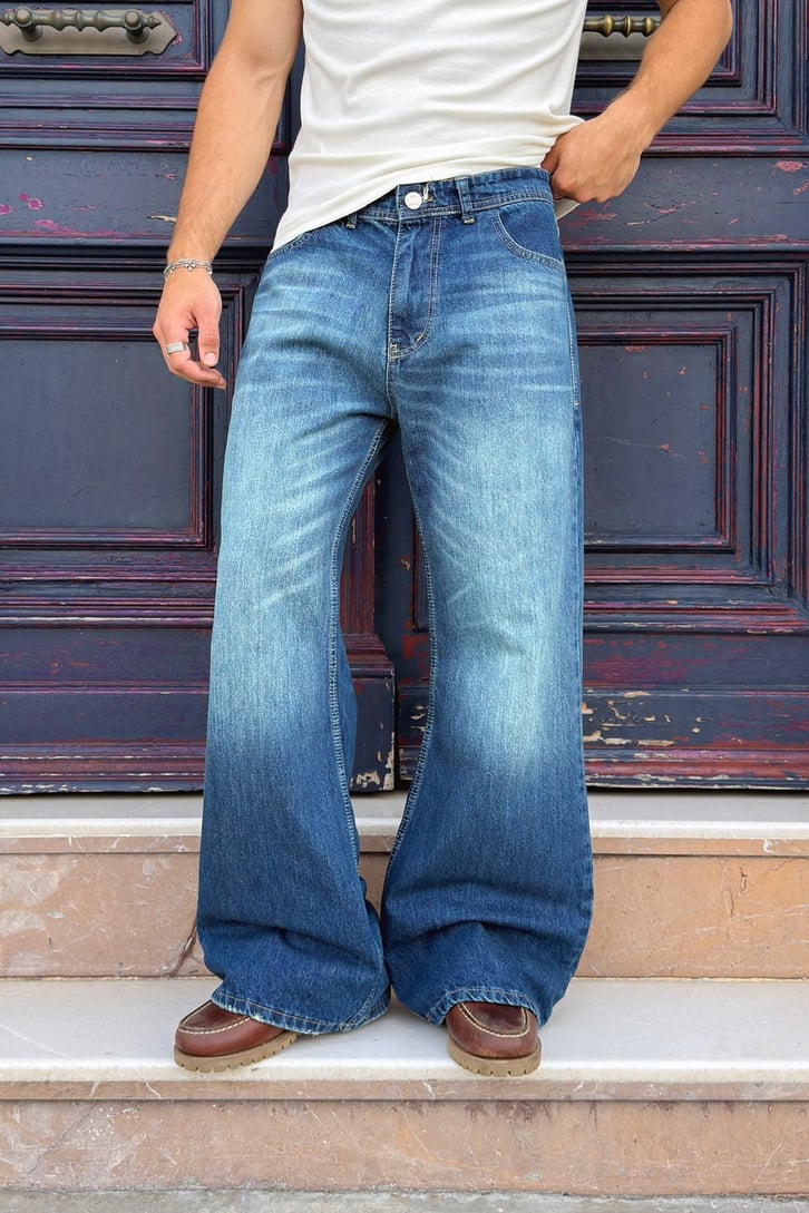 Rockstar Blue Flared Jean