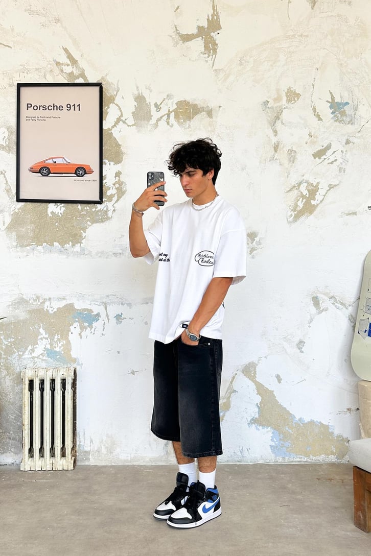 Rodeo Vibes Baskılı Oversize Tişört