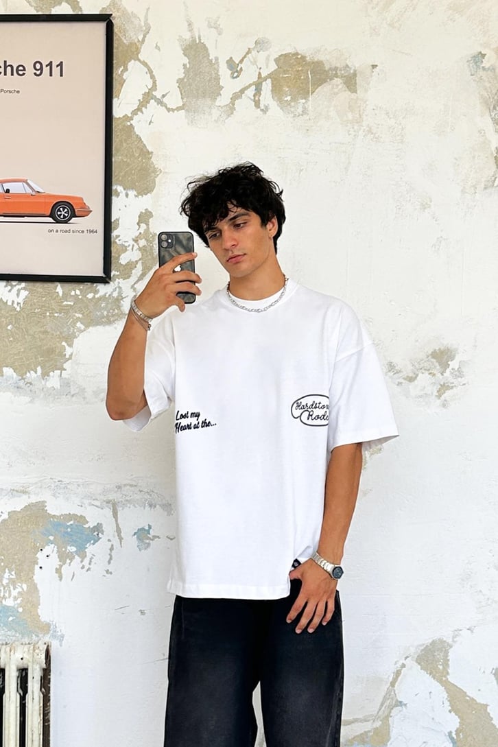 Rodeo Vibes Baskılı Oversize Tişört