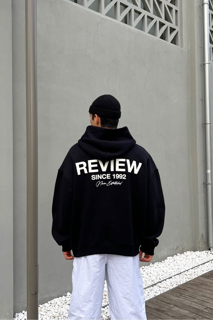 Rv 1992 Baskılı Oversize Hoodie