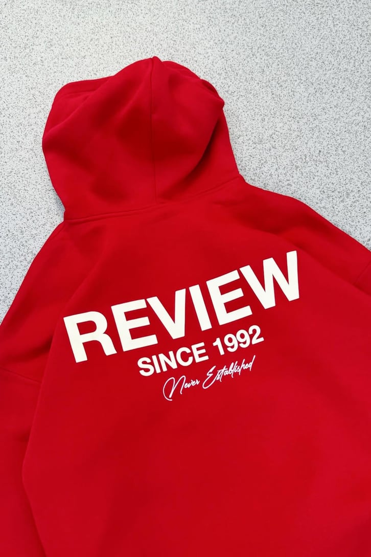 Rv 1992 Baskılı Oversize Hoodie
