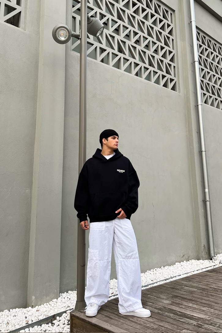 Rv 1992 Baskılı Oversize Hoodie