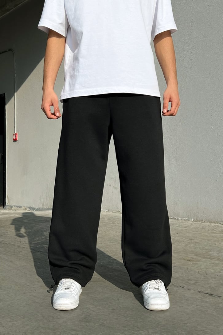 RV Logo Baskılı Oversize Jogger Eşofman