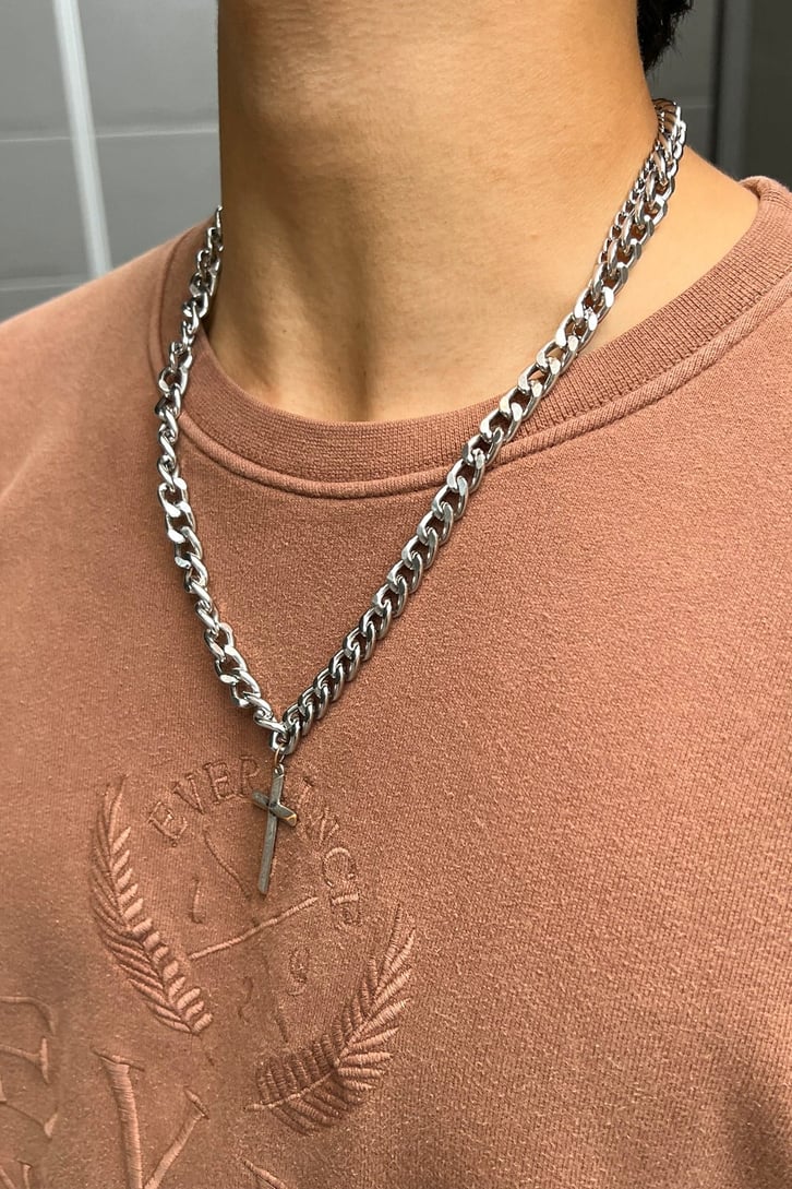 Rv Nakışlı Kahverengi Oversize Sweatshirt