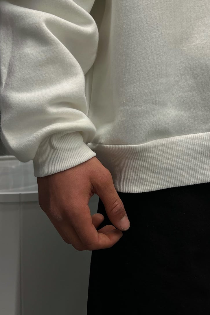 Rv Spider Sırt Baskılı Oversize Sweatshirt