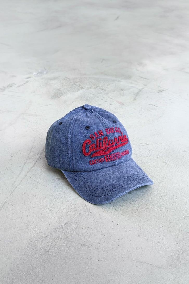 San Diego California Nakışlı Vintage Şapka
