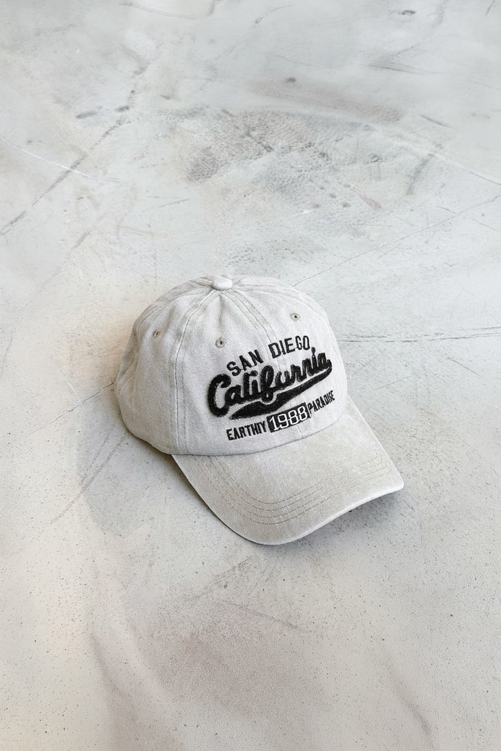 San Diego California Nakışlı Vintage Şapka