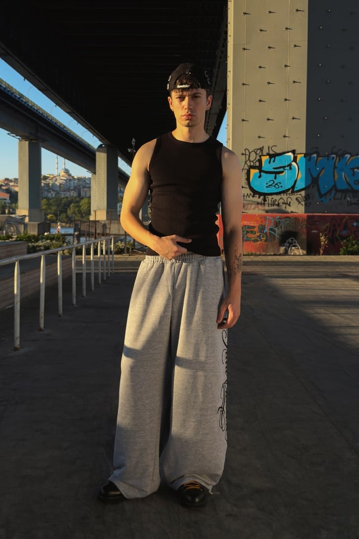 Script Ayarlanabilir Baggy Eşofman Altı