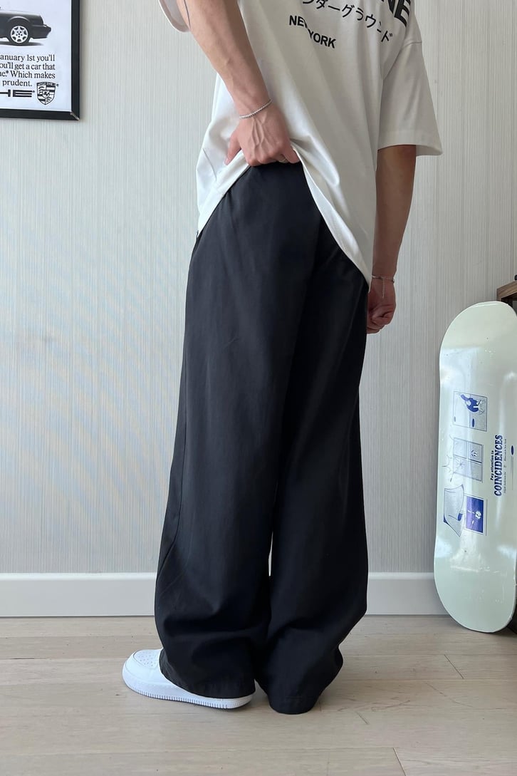 Seam Line Gabardin Pantolon