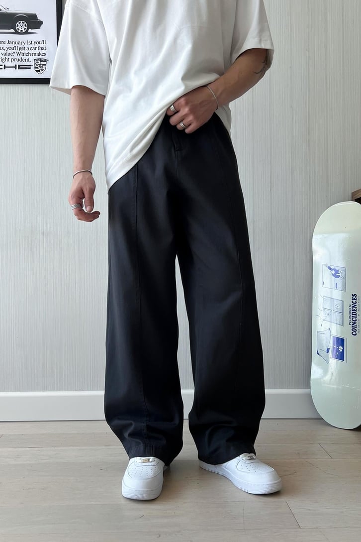 Seam Line Gabardin Pantolon