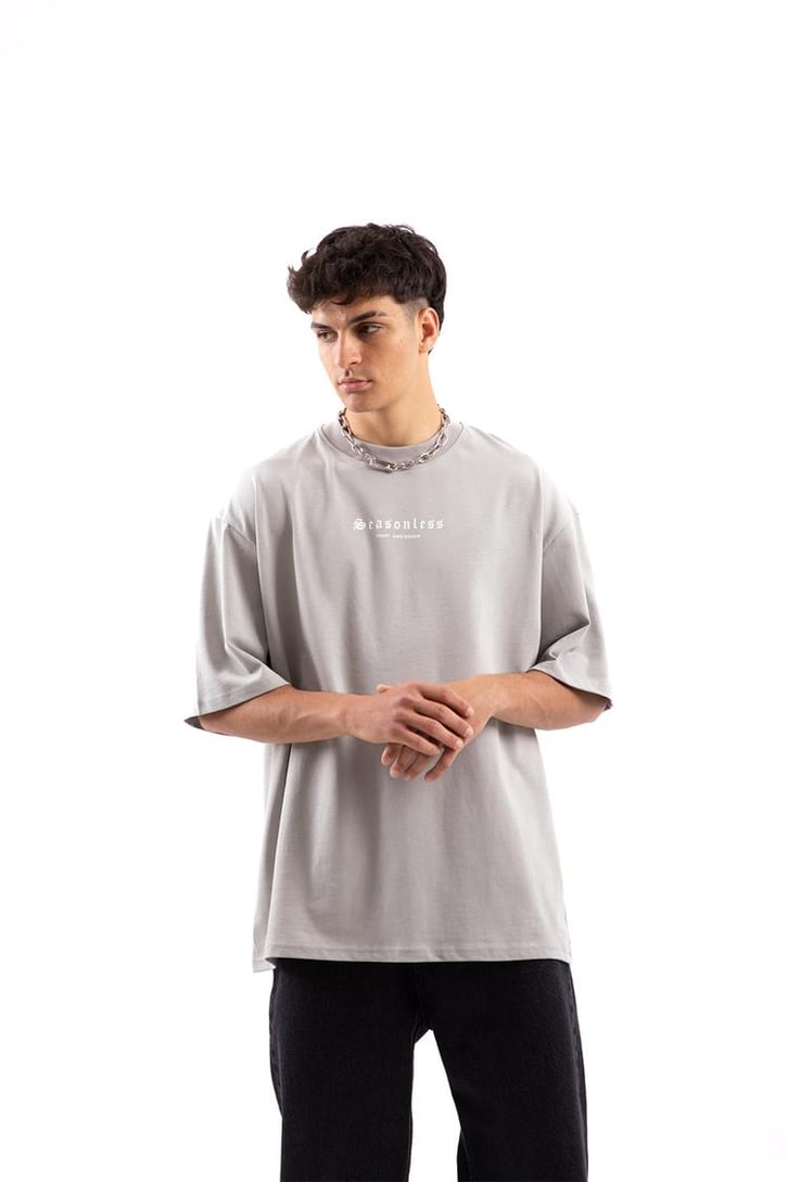 Seasonless Baskılı Oversize Tshirt