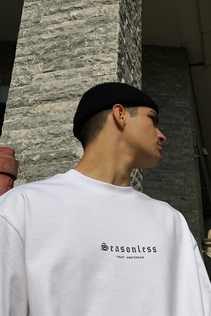 Seasonless Beyaz Oversize Tişört