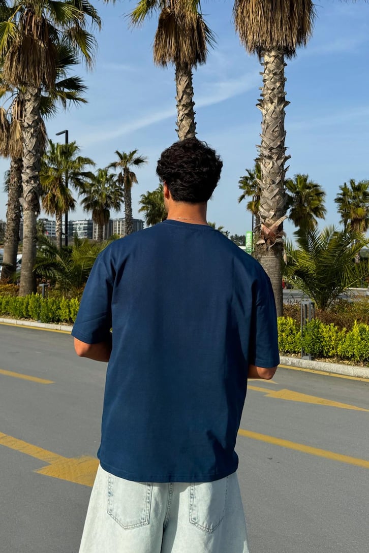 Seattle Nakışlı Oversize Tişört