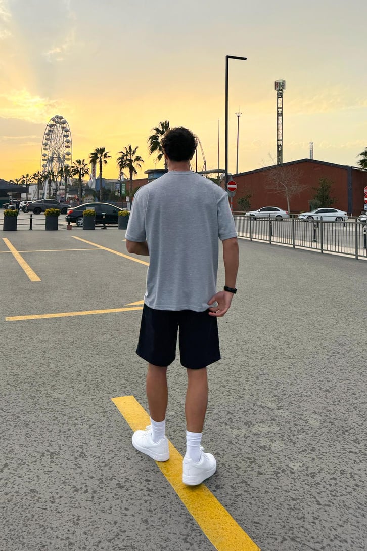 Seattle Nakışlı Oversize Tişört