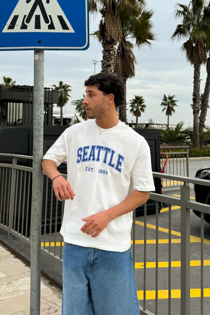 Seattle Nakışlı Tişört
