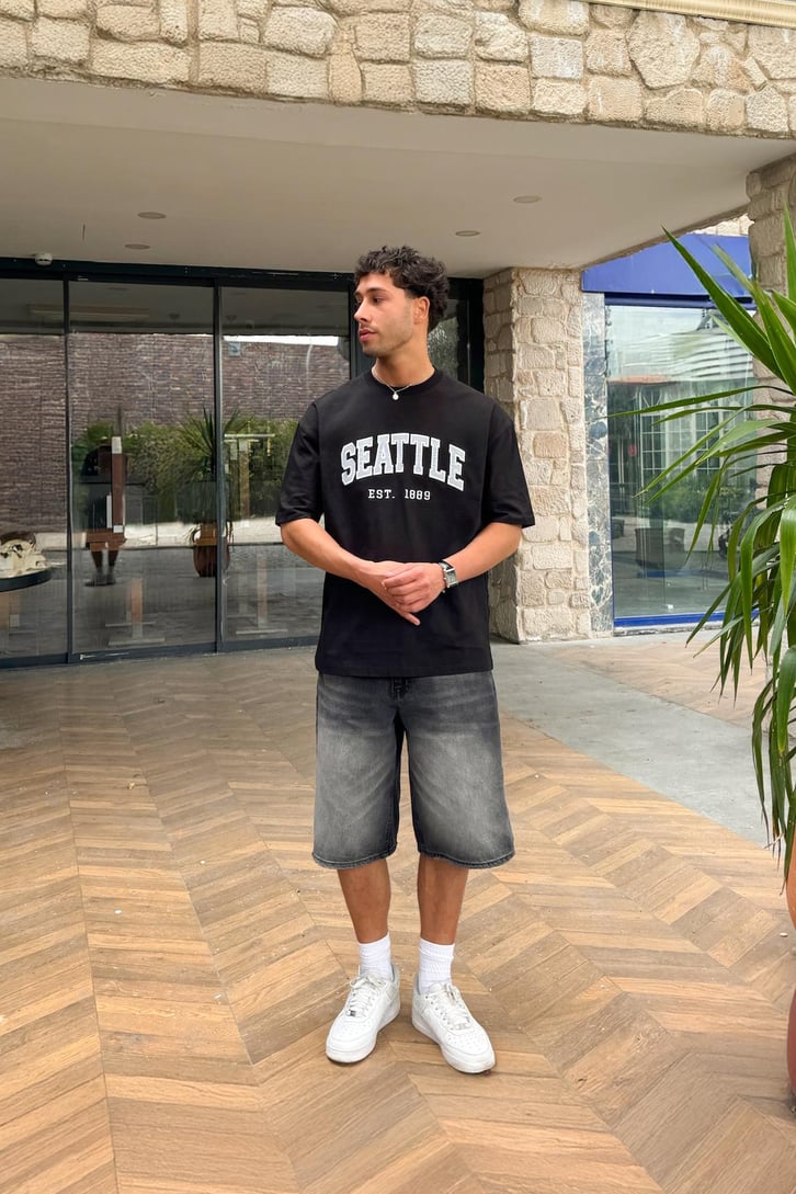 Seattle Nakışlı Tişört