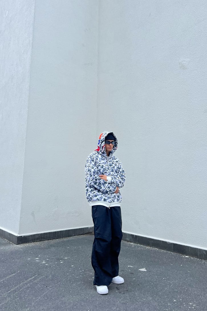 Shark Head Full Zip Hoodie