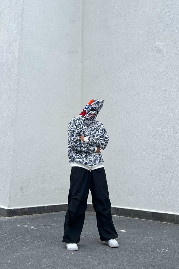 Shark Head Full Zip Hoodie