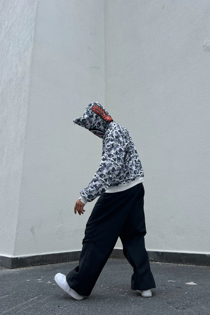 Shark Head Full Zip Hoodie