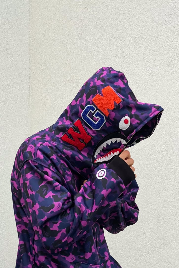 Shark Head Full Zip Hoodie