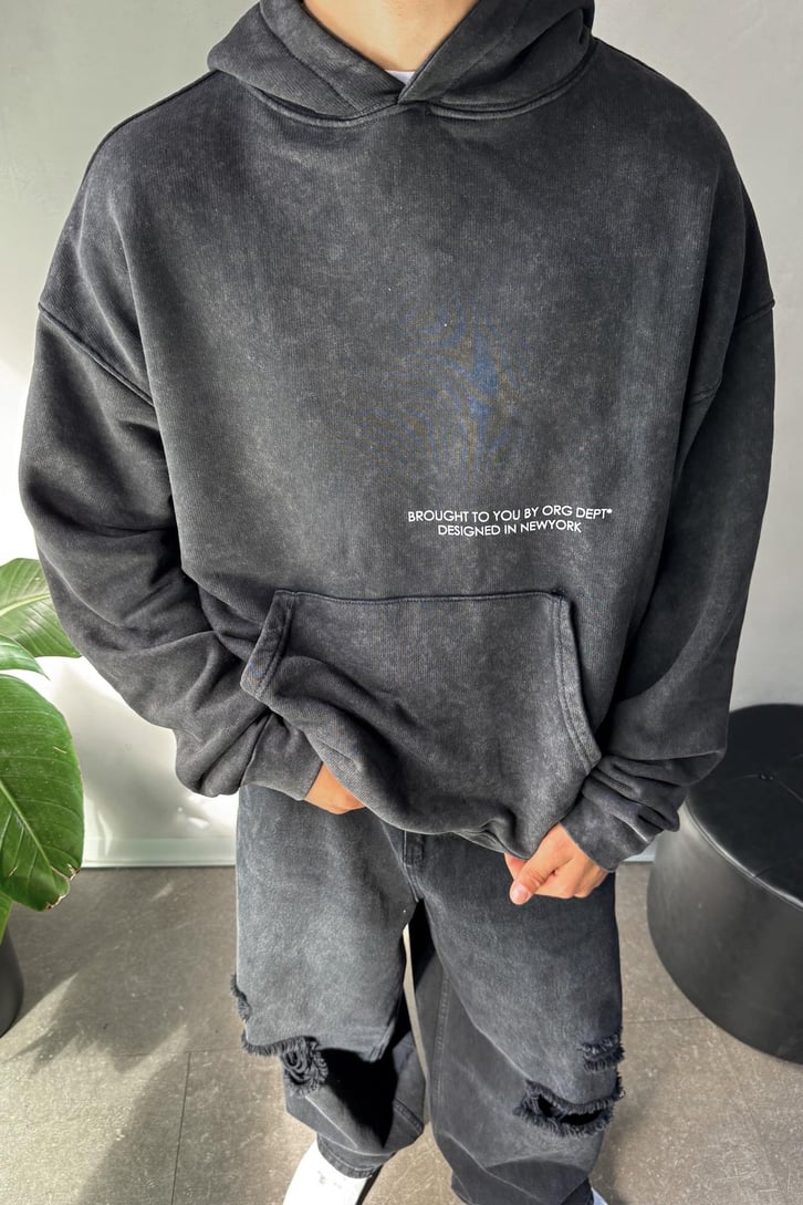 Sırt Original Studio Baskılı Oversize Hoodie