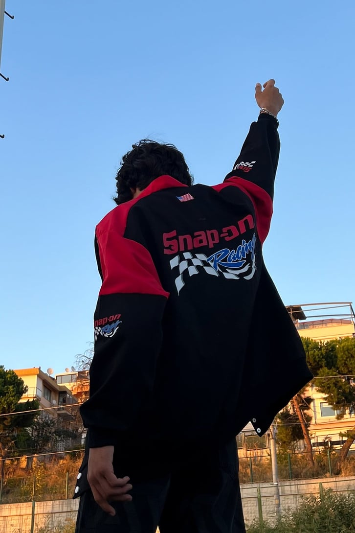 Snap On Racing Siyah Ceket