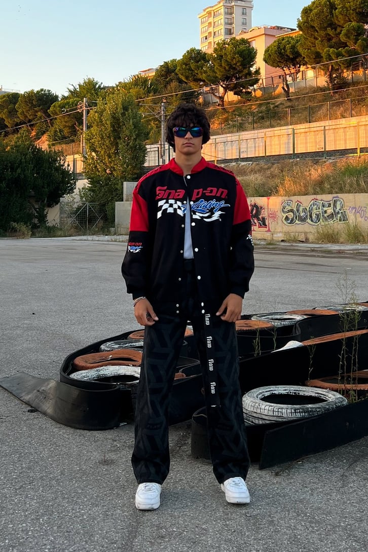 Snap On Racing Siyah Ceket