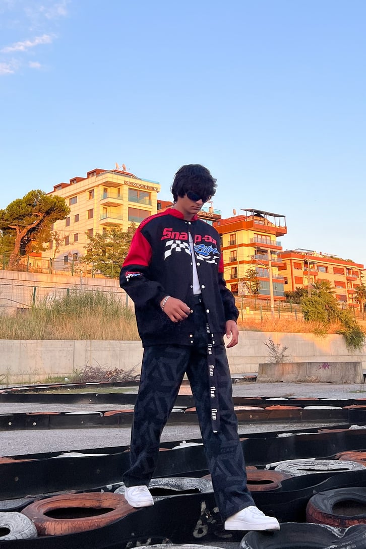 Snap On Racing Siyah Ceket