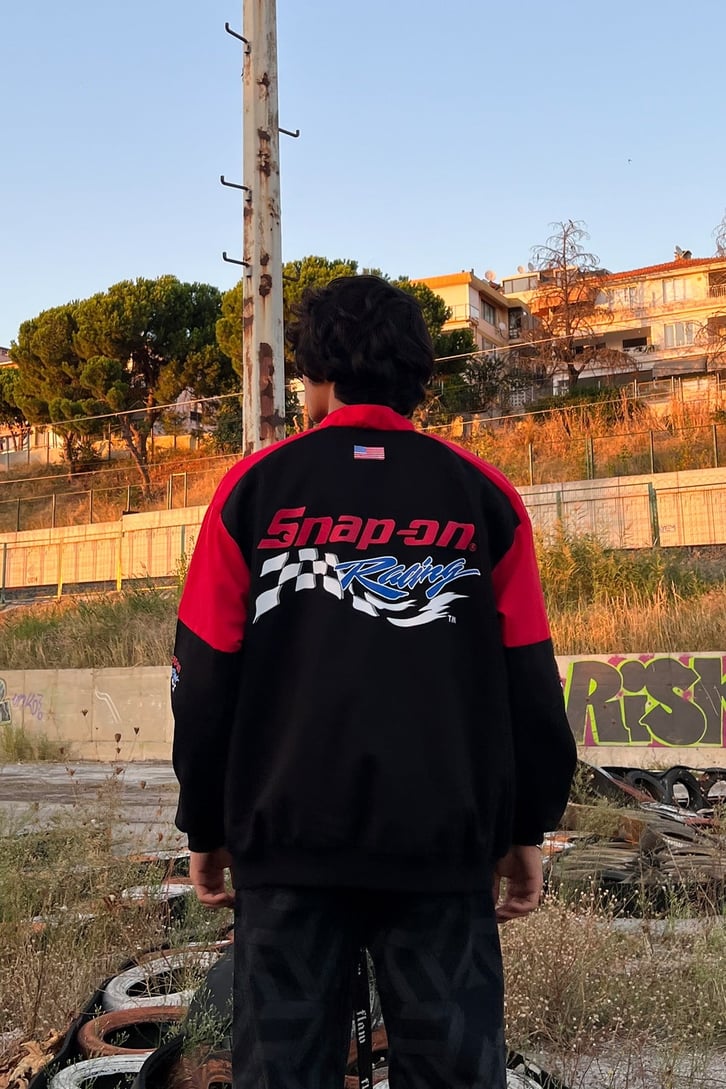 Snap On Racing Siyah Ceket
