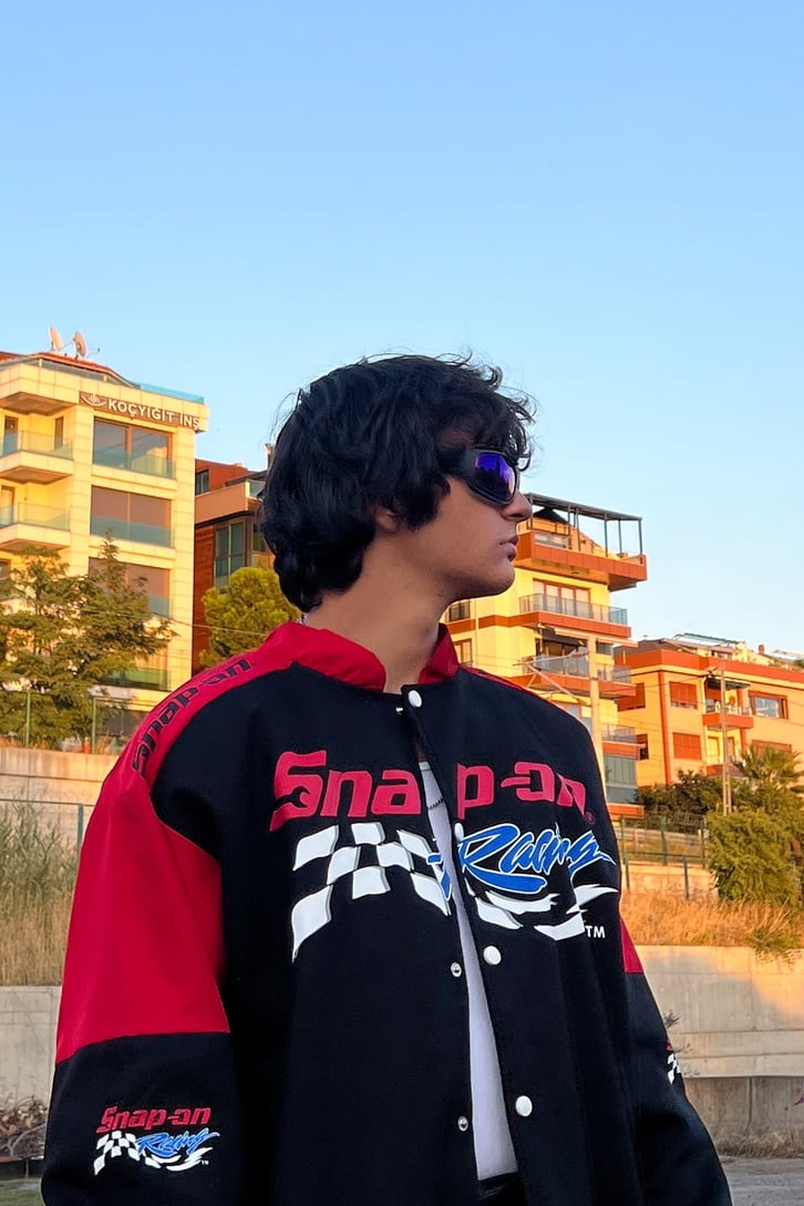 Snap On Racing Siyah Ceket