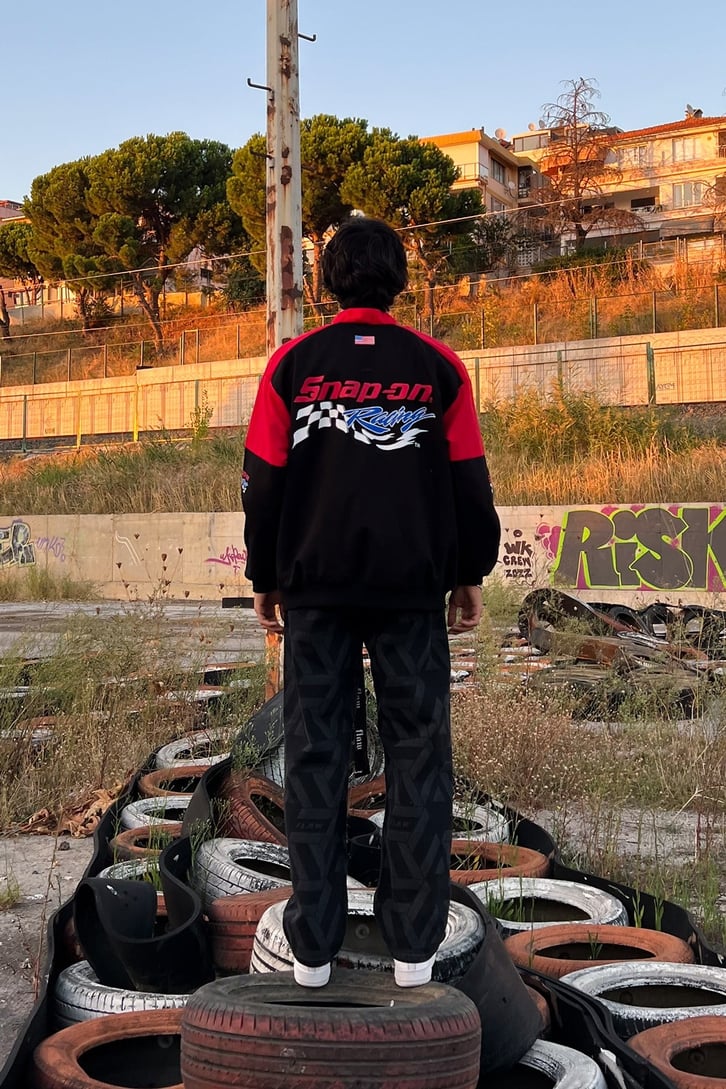 Snap On Racing Siyah Ceket