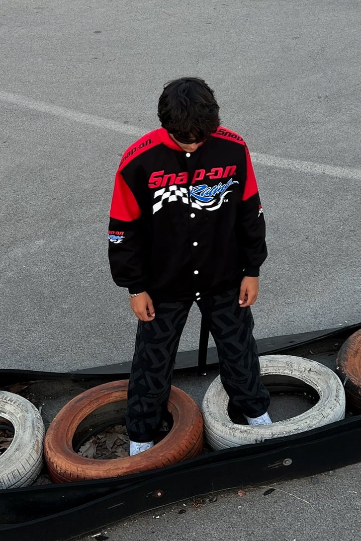Snap On Racing Siyah Ceket