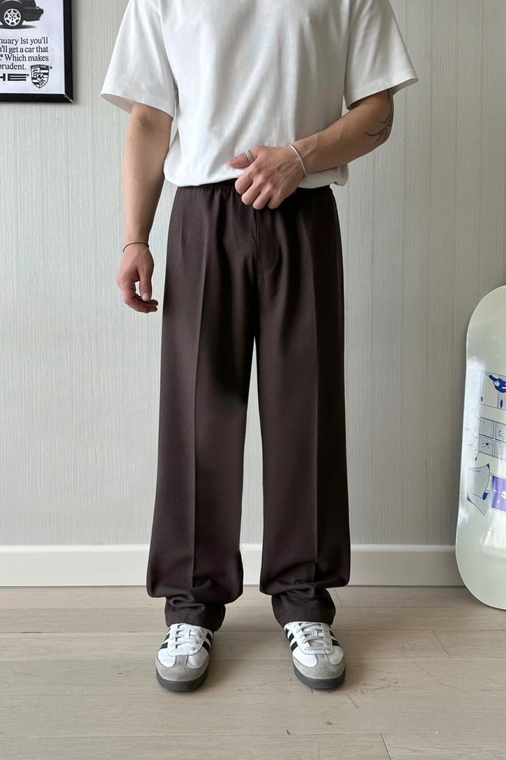 Snug Bel Lastikli Ham Keten Pantolon
