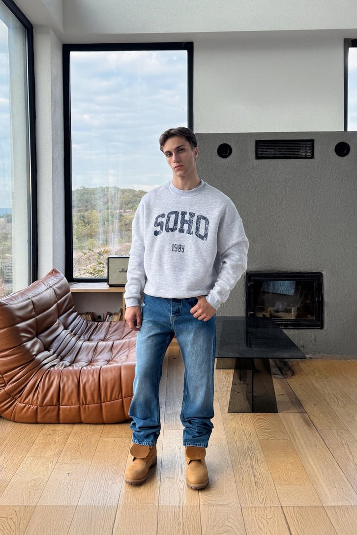 Soho Baskılı Sweat
