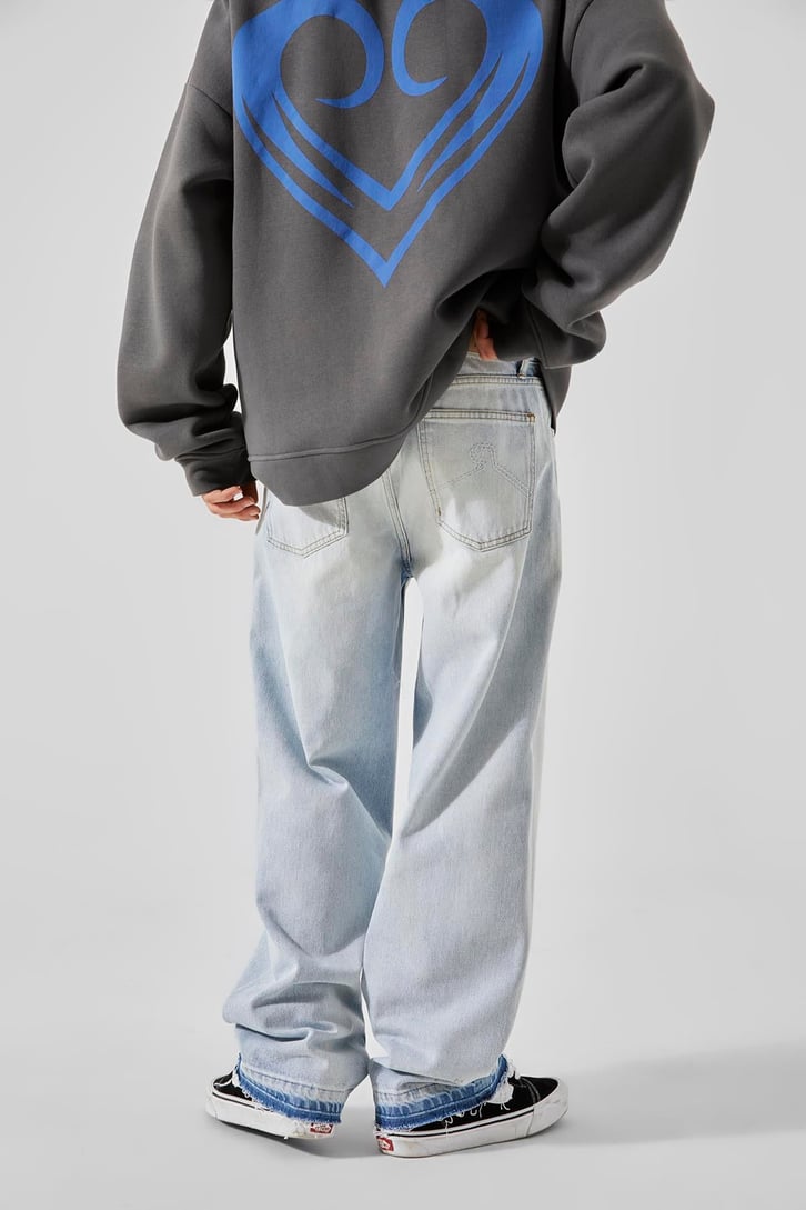 Special Edition Buz Mavi Baggy Jean