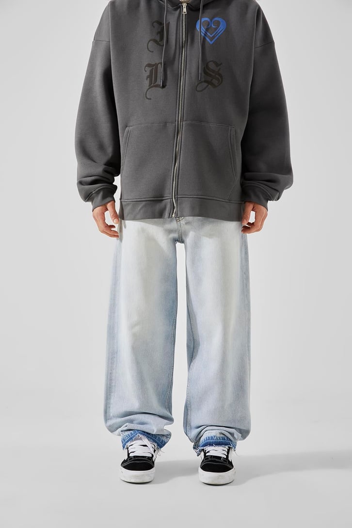 Special Edition Buz Mavi Baggy Jean