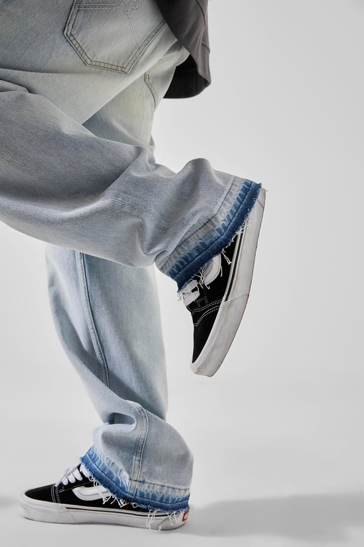 Special Edition Buz Mavi Baggy Jean