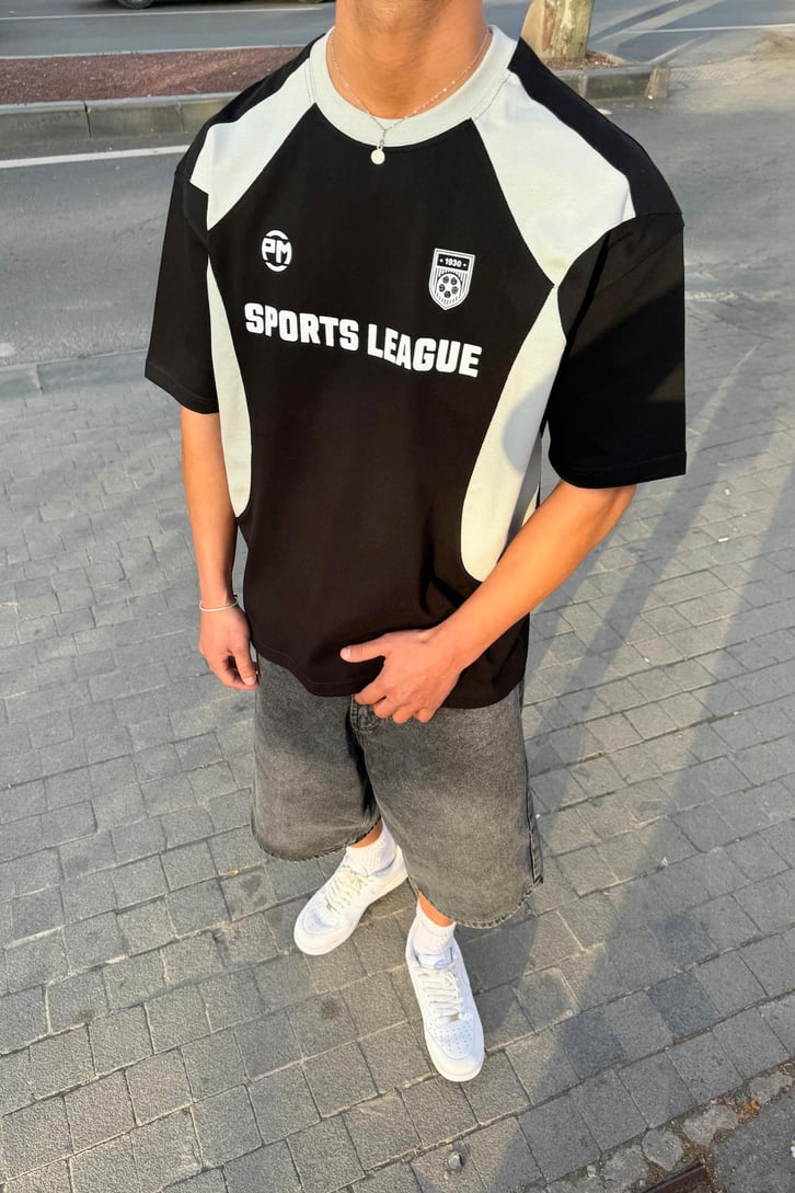 Sports League Baskılı Tişört