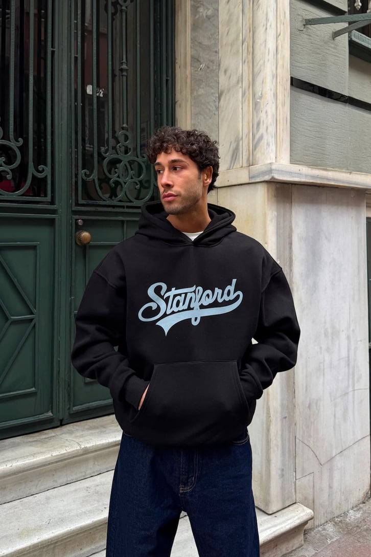 Stanford Baskılı Hoodie