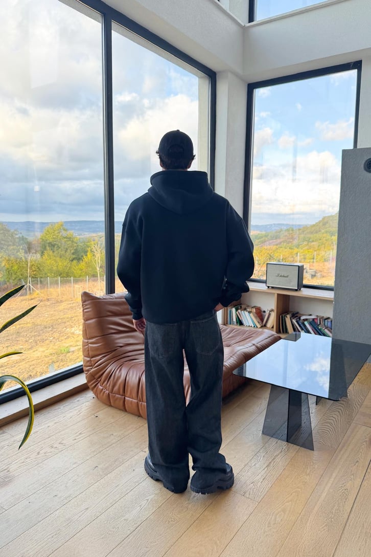 Stanford Baskılı Hoodie