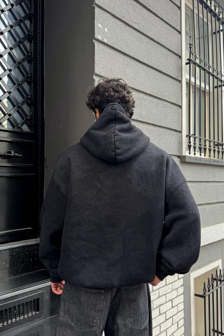Star's Nakışlı Full Zip Hoodie