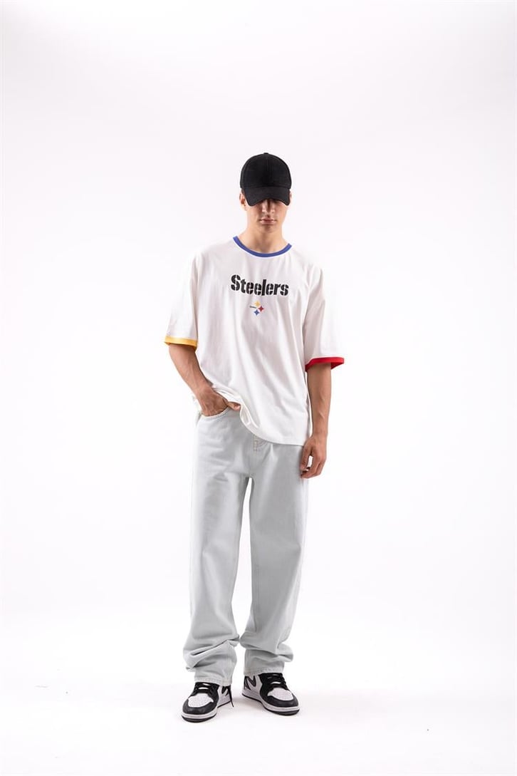 Steelers Baskılı Oversize Tshirt
