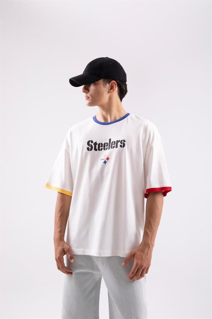Steelers Baskılı Oversize Tshirt
