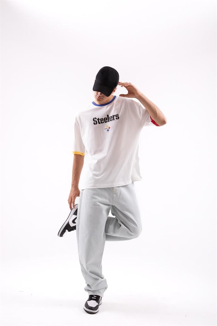 Steelers Baskılı Oversize Tshirt