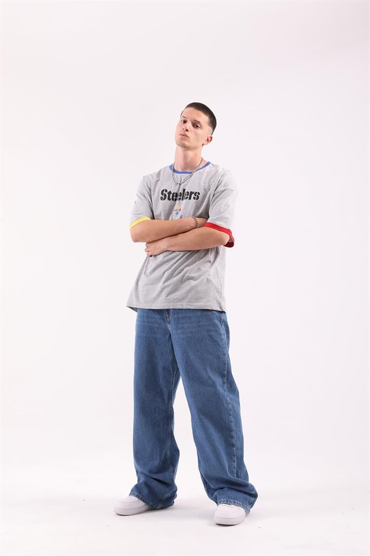 Steelers Baskılı Oversize Tshirt